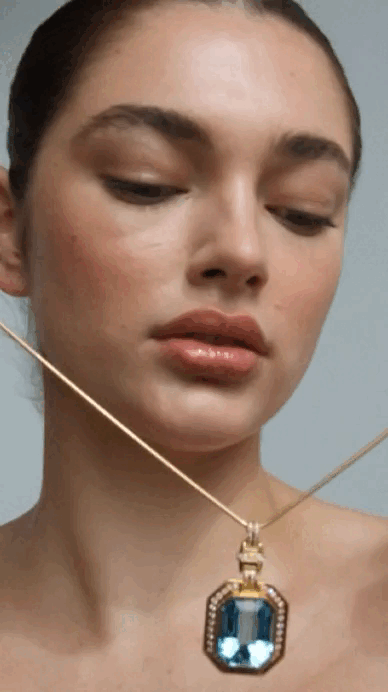 Santa Maria Vintage Aquamarine Pendant