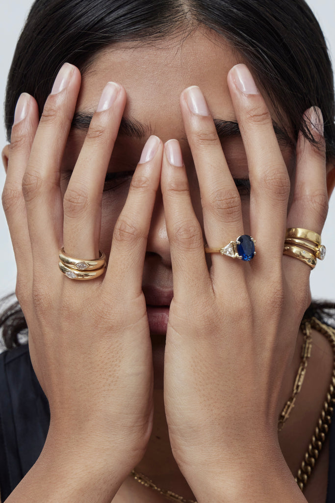 Azure Sapphire Ring
