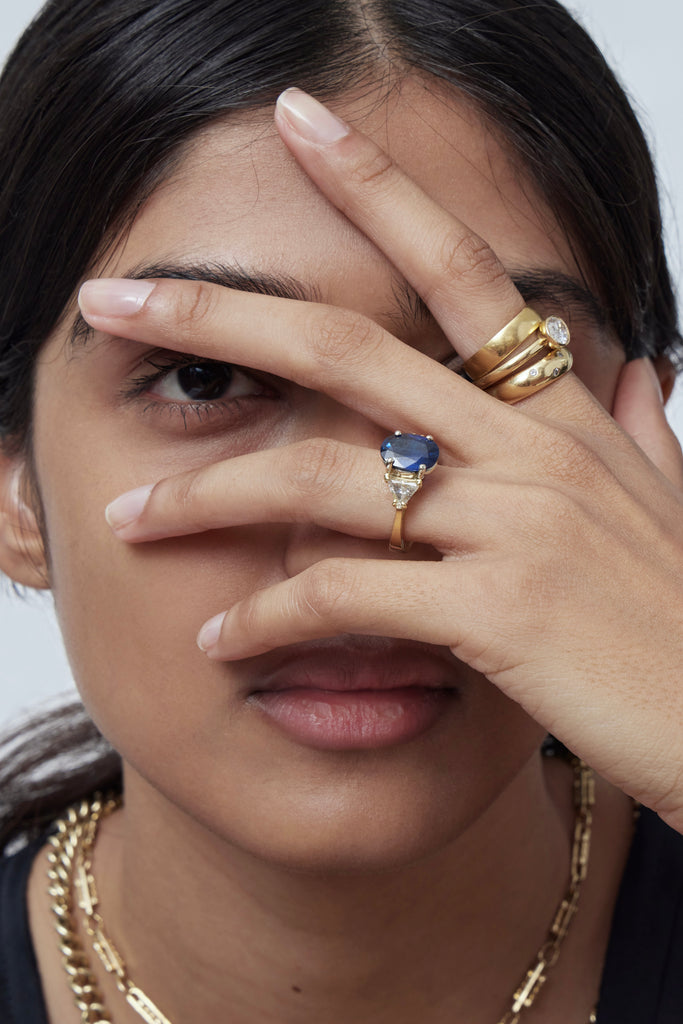 Azure Sapphire Ring