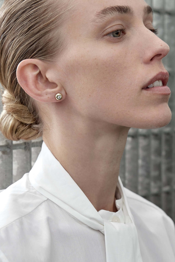 Diamond Blob Studs