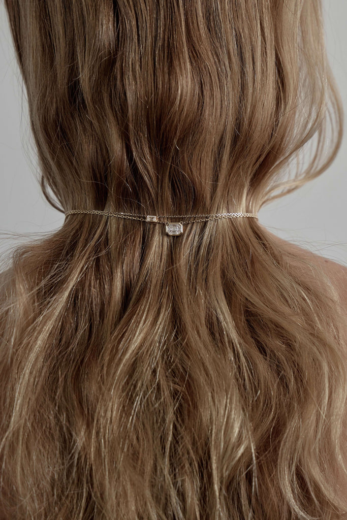 Diamond East West Necklace