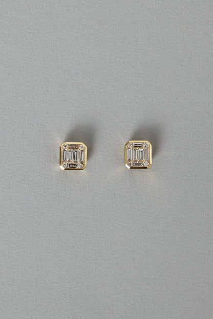 Mystere Diamond Deco Studs